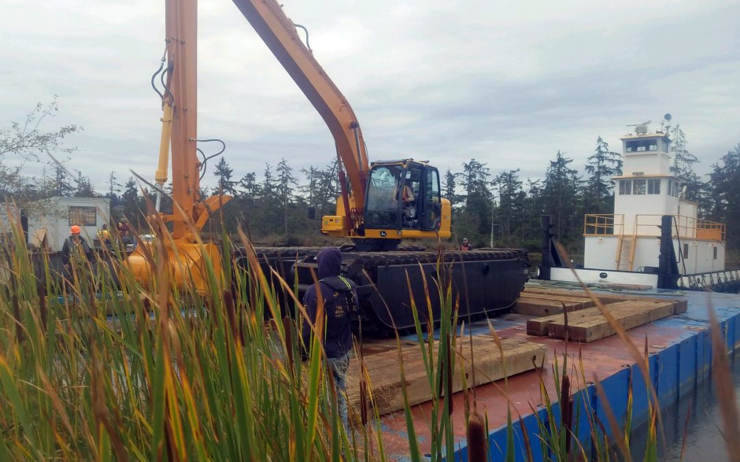 Newest amphibious excavator